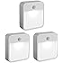 Mr. Beams MB723 Battery-Powered Motion-Sensing LED Stick-Anywhere Nightlight, 3-Pack