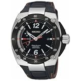 Seiko #SRG005P2 Mens Sportura Kinetic Direct Drive Watch with Leather Strap by Seiko
