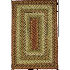 Pumpkin Pie Cotton Braided Rug