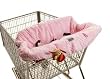 GROCERY CART AND HIGH CHAIR COVER MINKY DOT - PINK