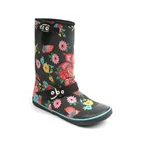 Black geisha print Sugar Boots