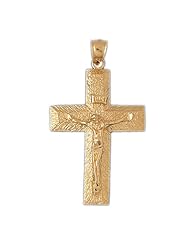 CleverEves 14k Gold Pendant Cross 7.4 - Gram(s)