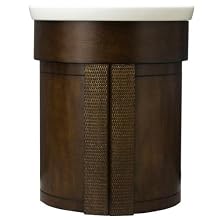 American Standard 9212.020.336 Tropic Wall Hung Washstand, Nutmeg