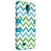 Galaxy S4 Case, S4 Case - ULAK 3in1 Hybrid Case for Samsung Galaxy S4 SIV i9500 with Screen Protector and Stylus (Wave-Blue)