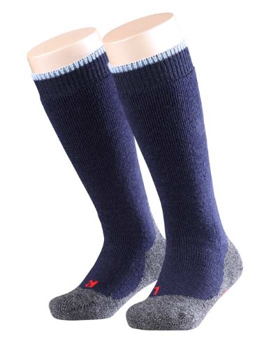 Falke Active Warm+ KH 11480 Unisex - Kinder Kniestr&uuml;mpfe, Gr. 31/34, Blau (marine 6120) Preisvergleich