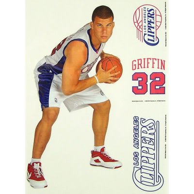 Los Angeles Clippers Blake Griffin Official Wall Car Decal Set (4)