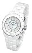 Chanel J12 White Ceramic 38mm Diamond Mother of Pearl Dial Quartz Watch - H3214 by Chanel