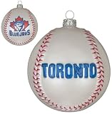 Toronto Blue Jays MLB Glass Baseball Ornament (3