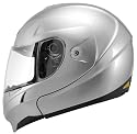KBC FFR Modular Full Face Motorcycle Helmet Silver Extra Small XS