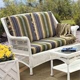 Resin Wicker Chair Cushion Set