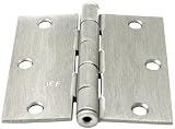 ACE Hardware BHDW 3 # 01-3550-316 RESIDENTIAL DOOR HINGE 3-1/2 - SATIN NICKEL