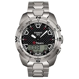 Tissot Mens T-Touch Expert Titanium Analog-Digital Watch #T0134204420100 by Tissot