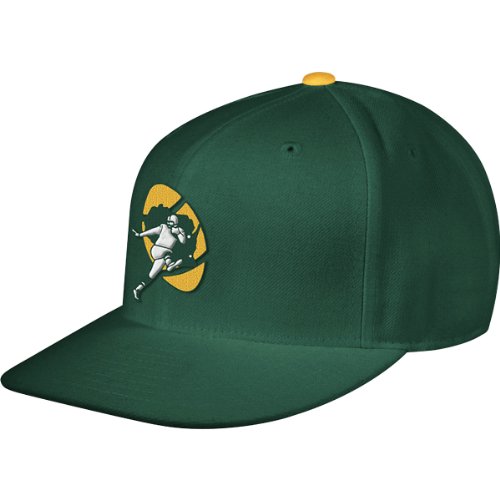 Mitchell & Ness Green Bay Packers Fitted Throwback Hat 6 7/8