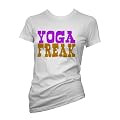 Lustige Witzige Coole Spr�che Fun T-Shirts YOGA FREAK (TSL 2174) Damen T Shirt