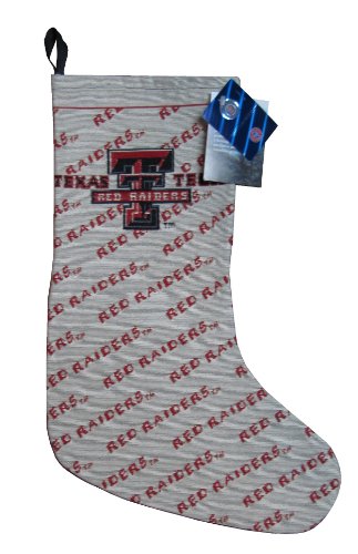 Woven Tapestry Texas Tech Red Raiders Christmas Stocking- 12 X 20 Inches