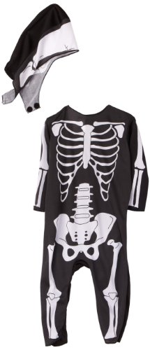 Paper Magic Group Skeleton Baby Bones Costume, Black/White, 12 - 18 Months
