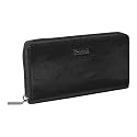 Perlina Crinkle Patent Zip Around Clutch