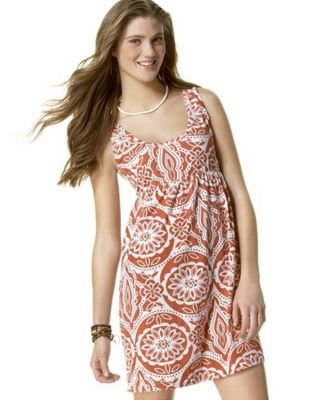 Roxy May Printed Jersey Dress