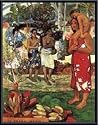Art Poster Metal Framed Print - Hail Mary - Artist: (Eugene-Henri-) Paul Gauguin- Poster Size: 28 X 22
