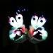 Lighting Gloves, LED Color Changing Bear's Paw Gloves Wardrobe Accessory for Party, Halloween ,Christmas, White, 1 Pair