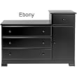 Kalani Combo Dresser in Ebony Finish By Da Vinci Baby Furniture