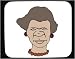 Mouse Pad with Aborigine, ethnic, ornaments, woman, tribal, Australia
