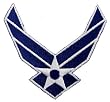 US Air Force Wings Embroidered Patch USAF Military Iron-On Emblem