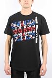 The Beatles - Mens Hard Days Night-Uk Invasion T-Shirt In Black