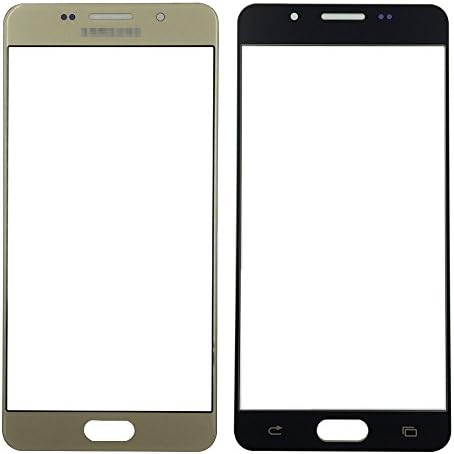 Galaxy A5 2016 Touchscreen, YVBOX Original OEM Front Outer Glass Lens Cover Touch Screen Replacement Part for Samsung Galaxy A5 A5100 A510H A510F A510M - Gold