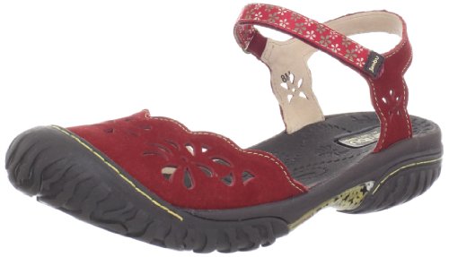 Jambu Sandals Jambu Women's Ocean Sandal,Red,8.5 M US