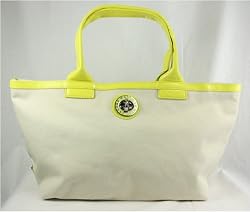 Marc by Marc Jacobs Ally Posh Bag Purse Tote Natural Lemon