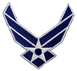 US Air Force Wings Embroidered Patch USAF Military Iron-On Emblem