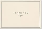 Black and Cream Thank You Cards