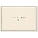Black and Cream Thank You Cards