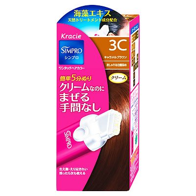 シンプロ　ワンタッチヘアカラー　３Ｃ　キャラメルブラウン　40g＋40g