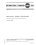 ISO 3591:1977, Sensory analysis -- Apparatus -- Wine-tasting glass