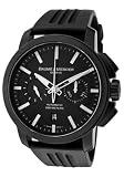 Men's Classima Automatic Chronograph Black Dial Black Rubber