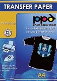 - 	 A4 Inkjet Iron On Transfers Paper / T Shirt Transfers - Dark T Shirt x 10 Sheets