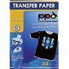 - 	 A4 Inkjet Iron On Transfers Paper / T Shirt Transfers - Dark T Shirt x 10 Sheets