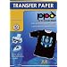 A4 Inkjet Iron On Transfers Paper / T Shirt Transfers - Dark T Shirt x 10 Sheets