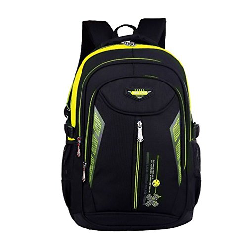 MATMO Waterproof School Bag Students Backpack Children Bookbags Black
