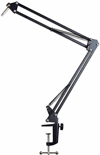 OneTigris 360 Adjustable Microphone Stand Broadcast Studio Mic Suspension Boom Scissor Arm Stand