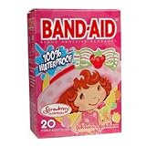 Band Aid Water Proof Adhesive Bandages, Strawberry Shortcake - 20 ea