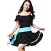 ZLTdream Women's Latin Dance Skirt Milk Silk Soft