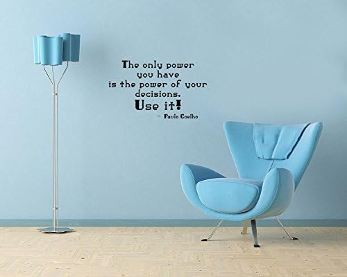 Jungleee The Power You Have Is Decision Wall Sticker Decal Removable Vinyl Name Wall Art Decal