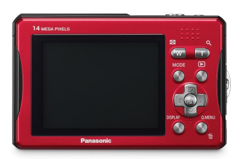 Panasonic Lumix DMC-TS10 14.1 MP Digital Camera with 4x Optical Image Stabilized Zoom and 2.7-Inch LCD (Red)
