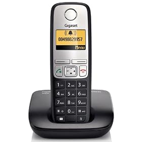 Gigaset  -  A400 - T�l�phone sans fil DECT/GAP - Argent/Noir