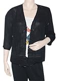 Friendship Day Gift for Him Womens Dress Black Jacket Style Vintage Top Tunic Rajrang India