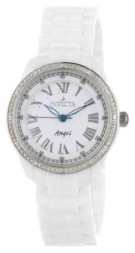 Invicta Women's 0726 Angel Collection Diamond Accented Ceramic Watch