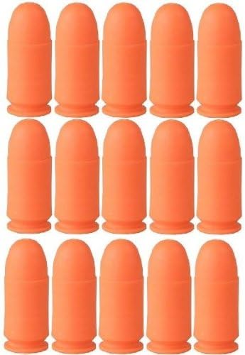 Tactical Deals Pack Of 15 Inert .45 G.A.P. GAP Glock Automatic Pistol Safety Trainer Cartridge Dummy Ammunition Ammo Shell Rounds